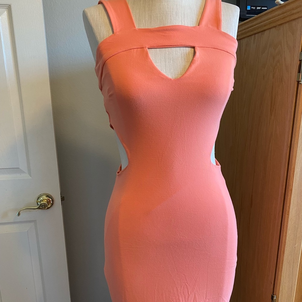 Bebe pink dress